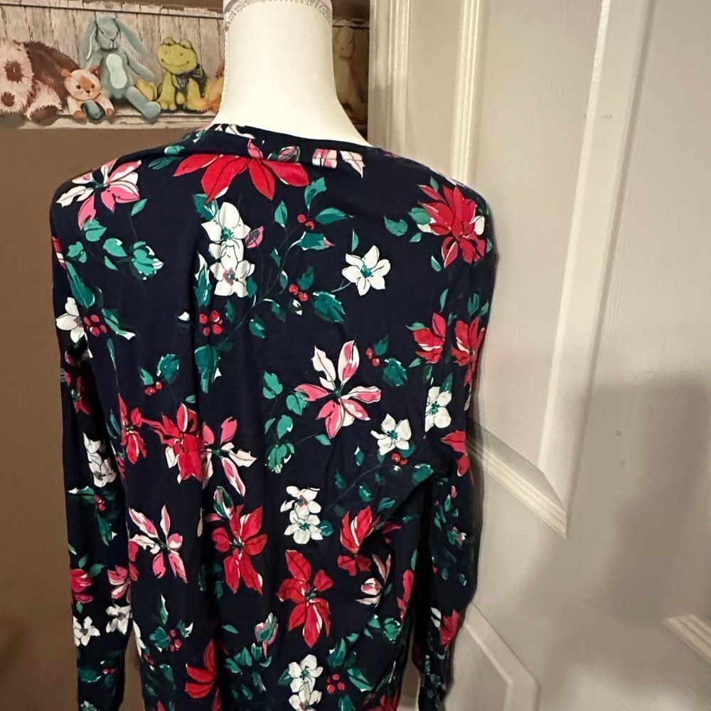 Kim Rogers Floral Long Sleeve Top NWT size 2x - Picture 3 of 4